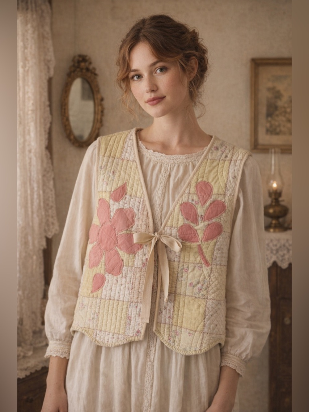 Handmade Upcycled Vintage Patchwork Quilt Vest